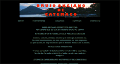 Desktop Screenshot of brujoancianodecatemaco.com